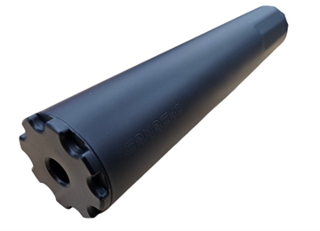 Picture of B O S S SUPPRESSORS CAMACHO TI .338 - 5/8X24 EXTREME LONG RANGE EXTREME PRESSURE LOADS TITANIUM CORE CA-17595-338-TI-58-SE-BLK CA-17595-338-TI-58-SE-BLK