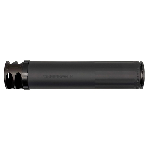 Picture of B O S S SUPPRESSORS CHAIRMAN K - 5/8X24- BRAKE END CAP 7.62 COMPACT DUTY RATED SILENCER STAINLESS NITRIDED CORE MUZZLE BREAK FOR MAXIMUM MUZZLE CONTROL REDUCED SOUND SUPPRESSION CK-15060-762-SS-58-BR-BLK CK-15060-762-SS-58-BR-BLK
