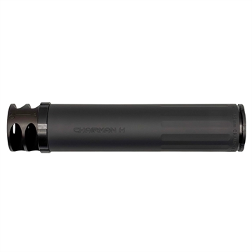 Picture of B O S S SUPPRESSORS CHAIRMAN K - 5/8X24- BRAKE END CAP 7.62 COMPACT DUTY RATED SILENCER STAINLESS NITRIDED CORE MUZZLE BREAK FOR MAXIMUM MUZZLE CONTROL REDUCED SOUND SUPPRESSION CK-15060-762-SS-58-BR-BLK CK-15060-762-SS-58-BR-BLK