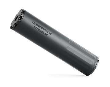 Picture of B O S S SUPPRESSORS CHAIRMAN TIK - 5/8-24 - STANDARD END CAP 7.62 COMPACT LIGHT WEIGHT DUTY RATED SILENCER TITANIUM CORESTANDARD END CAP NON-GAS BLOWBACK ACTION (BOLT GUN PISTON ETC) CK-15060-762-TI-58-SE-BLK CK-15060-762-TI-58-SE-BLK