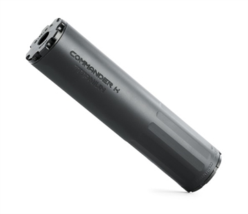 Picture of B O S S SUPPRESSORS COMMANDER K - 1/2X28 9MM COMPACT LENGTH HIGH FLOW SILENCER TITANIUM CORE TUNED FOR SUBSONIC LOADS CMK-1560-9MM-TI-12-SE-BLK CMK-1560-9MM-TI-12-SE-BLK