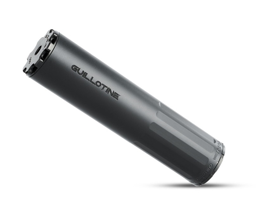 Picture of B O S S SUPPRESSORS GUILLOTINE - 1/2-28 - STANDARD END CAP 5.56 DEDICATED DUTY RATED SILENCER STAINLESS NITRIDED CORE STANDARD END CAP NON-GAS BLOWBACK ACTION (BOLT GUN PISTON ETC) GU-15060-556-SS-12-SE-BLK GU-15060-556-SS-12-SE-BLK