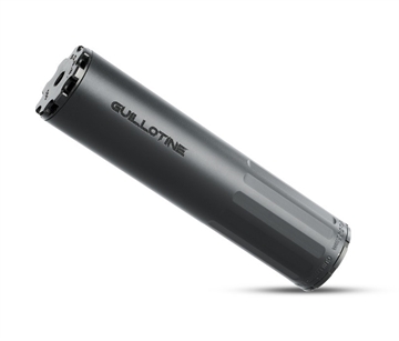 Picture of B O S S SUPPRESSORS GUILLOTINE - 1/2-28 - STANDARD END CAP 5.56 DEDICATED DUTY RATED SILENCER STAINLESS NITRIDED CORE STANDARD END CAP NON-GAS BLOWBACK ACTION (BOLT GUN PISTON ETC) GU-15060-556-SS-12-SE-BLK GU-15060-556-SS-12-SE-BLK