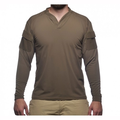 Picture of Velocity Systems BOSS RUGBY SHIRT LONG SLEEVE RANGER GREEN MED VS-BRLS-RG-M