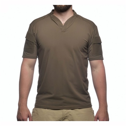 Picture of Velocity Systems BOSS RUGBY SHIRT SHORT SLEEVE RANGER GREEN LG VS-BR-RG-L