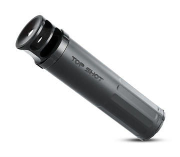 Picture of B O S S SUPPRESSORS TOP SHOT - 5/8X24 6.5/6MM COMPACT COMPETITION SILENCER IDEAL FOR PRS NITRIDED STAINLESS CORE MUZZLE BREAK FOR MAXIMUM MUZZLE CONTROL REDUCED SOUND SUPPRESSION TS-15060-65-SS-58-BR-BLK TS-15060-65-SS-58-BR-BLK