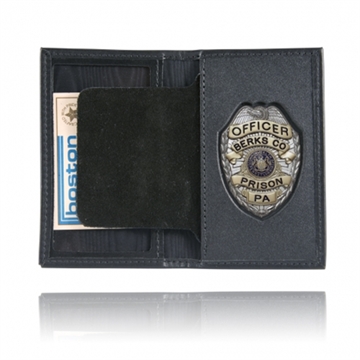 Picture of Boston Leather Book Style Badge Case, Oversized ID Window 110-7003