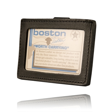 Picture of Boston Leather Clip-On Horizontal Id Holder 5983-1