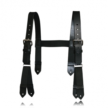 Picture of Boston Leather Firefighter’s H-Back Suspenders, Button Attachment 9178-1-XL