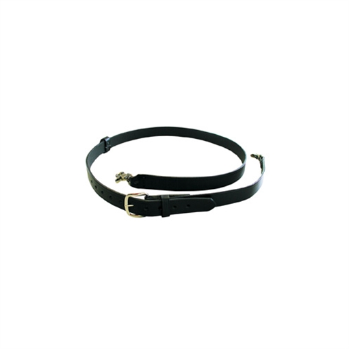 Picture of Boston Leather Firefighter's Radio Strap - Original 1 1/4 6543-BRN-1-GLD