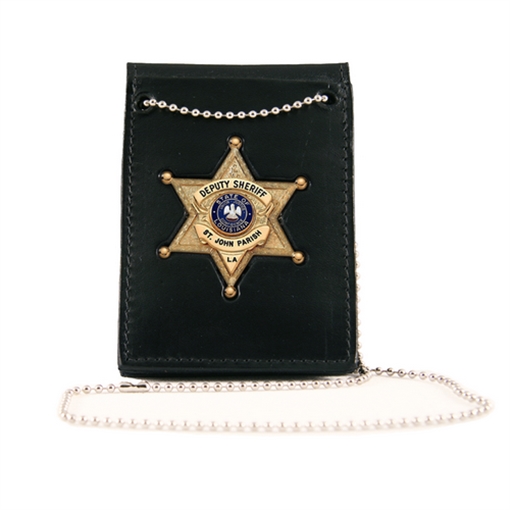 Picture of Boston Leather Value Badge Holder W/ Neck Chain 4050-1