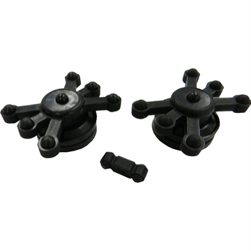Picture of Bow Jax BowJax Crossbow Limb Dampener Black Split Universal w/ Bolt Spring Dampener 1031a