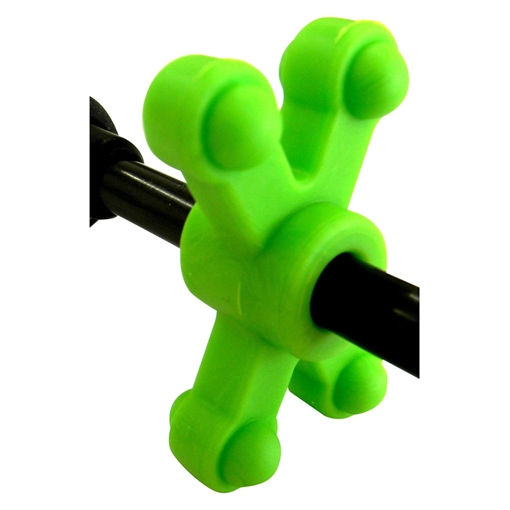 Picture of Bow Jax BowJax SlimJax Cable Rod Dampener Neon Green 1012fgreen