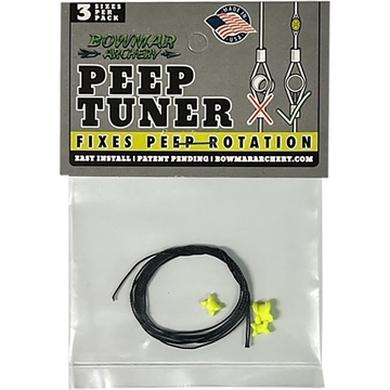 Show details for Bowmar Archery Bowmar Peep Tuner Yellow PT-YELLOW Picture of Bowmar Archery Bowmar Peep Tuner Yellow PT-YELLOW
