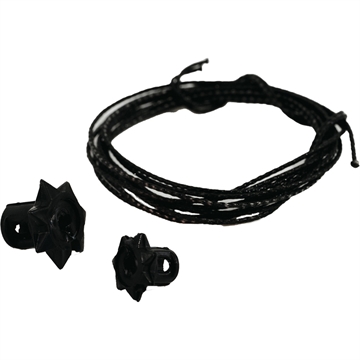 Picture of Bowmar Archery Bowmar Recurve Nose Button Black 2 pc. Small/Large RC-NB-BLACK