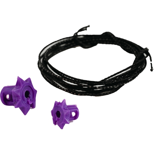 Picture of Bowmar Archery Bowmar Recurve Nose Button Purple 2 pc. Small/Large RC-NB-PURPLE