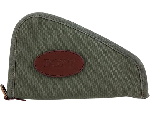 Picture of Boyt Harness Heart-Shaped Pistol Rug 10" Long OD Green Canvas Holds Handgun 0PP610009