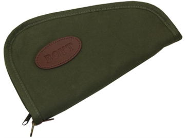 Picture of Boyt Harness Heart-Shaped Pistol Rug 12" Long OD Green Canvas Holds Handgun 0PP620009