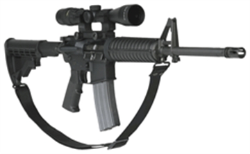 Picture of Max Ops Duty Tactical Sling Black Webbing 11" OAL Adjustable Two-Point Tactical SPT4