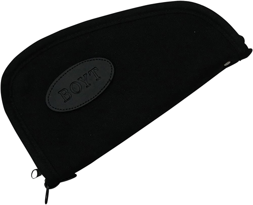 Picture of Boyt Harness Heart-Shaped Pistol Case Black Canvas Holds Handgun PP41BLK