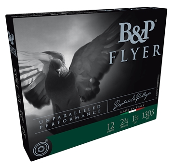 Picture of B&P Competition Flyer 12Gauge 2.75" 1 1/4oz 8Shot 10 Per Box/10 Case 12B14P8