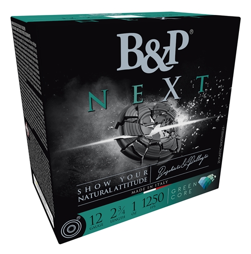 Picture of B&P Next 12Gauge 2.75" 1oz 7.5Shot 25 Per Box/10 Case 12B1NX75