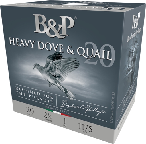 Picture of B&P 20GA 2.75" 1OZ #8 1175FPS 250RD CASE LOT 20BD8
