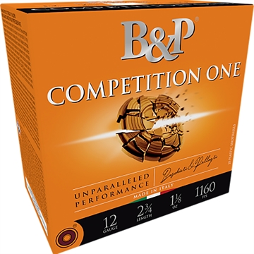 Picture of Baschieri & Pellagri B&P Competition One Shotgun Loads 12 ga. 2.75 in. 1 1/8 oz. 1230 FPS 7.5 Shot 25 rd. 12B18CP7