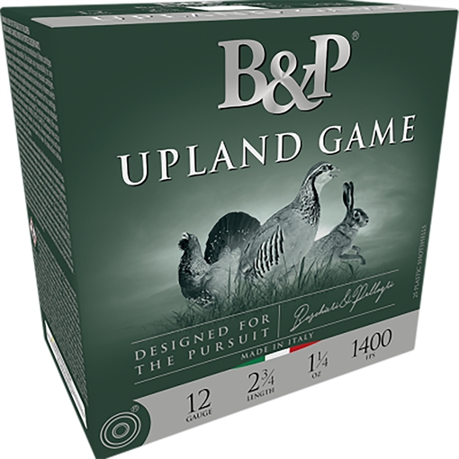 Picture of Baschieri & Pellagri B&P Upland Game Shotgun Loads 410 ga. 3 in. 3/4 oz. 1125 FPS 7.5 Shot 25 rd. 4103BUP7