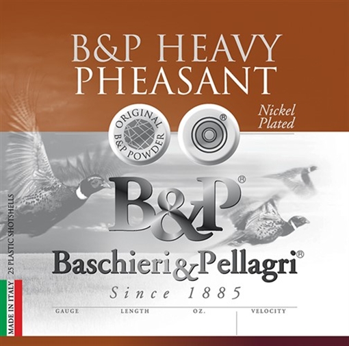 Picture of B&P HEAVY PHEASANT AMO 12GA 2 3/4" 1 1/4OZ #6 NPL 1500FPS 25RD (10 BOX CASE) 12B14H6