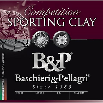 Picture of Baschieri & Pellagri B&P Sporting Clay Shotgun Loads 12 ga. 2.75 in. 1 oz. 7.5 1200 FPS Shot 25 rd. 12B1SCL7