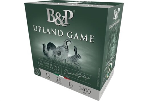 Picture of Baschieri & Pellagri B&P Upland Game Shotgun Loads 12 ga. 2.75 in. 1 1/4 oz. 1400 FPS 4 Shot 25 rd. 12B14UP4