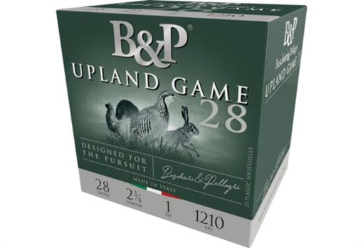 Picture of Baschieri & Pellagri B&P Upland Game Shotgun Loads 28 ga. 2.75 in. 1 oz. 1210 FPS 7.5 Shot 25 rd. 28B1UP75