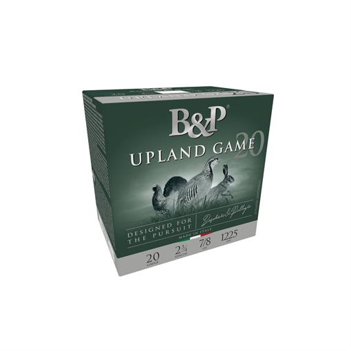 Picture of B&P Upland Game Shotshells 20ga 2-3/4'' 7/8oz 1225 fps #5 25/ct 20B78UP5