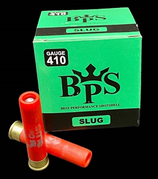 Picture of BPS AMO 410GA 2 1/2" 4/15OZ RIFLES SLUG 25RD (10 BOX CASE) BPSA410RS