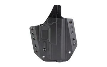 Picture of Bravo Concealment BCA, OWB Concealment Holster, 1.5" Belt Loops, Fits CZ P-10C, Right Hand, Black, Polymer BC10-1024