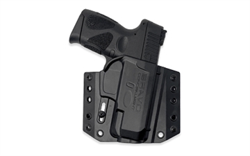 Picture of Bravo Concealment BCA 3.0, OWB Concealment Holster, 1.5" Belt Loops, Fits Taurus G2c, Right Hand, Polymer Construction, Black BC10-1030