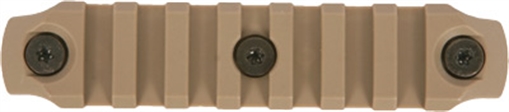 Picture of Bravo Company KEYMOD PICATINNY NYLON RAIL SECTION 4 INCH FDE BCM-KMR-1913-N4-FDE