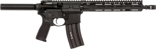 Picture of BCM RECCE-11 MCMR 5.56x45mm NATO 30+1 11.50" Government Profile Steel Barrel, Anodized 7075-T6 Aluminum Receiver, Hard Coat Anodized Buffer Tube Stock, Bravo Mod 3 Grip, Ambidextrous Safety 610850