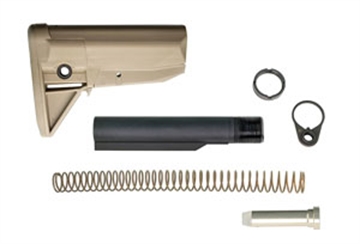 Picture of BCM BCMGunfighter Mod 0 Kit Flat Dark Earth Synthetic for AR-Platform Includes Stock Tube GFSKMOD0FDE