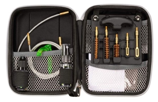 Picture of BREAKTHROUGH CLEAN TECHNOLOGIES EVA CASE - CABLE PULL THROUGH CLEANING KIT (.223 CAL / .30 CAL / 9MM) - BLACK WITH GRAY TRIM BT-MEVA-MIL