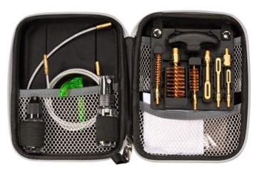 Picture of BREAKTHROUGH CLEAN TECHNOLOGIES EVA CASE - CABLE PULL THROUGH CLEANING KIT (.223 CAL / 9MM / 12 GAUGE) - BLACK WITH GRAY TRIM BT-MEVA-3G