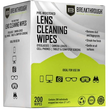 Picture of Breakthrough Breakthrough Multi-Purpose Lens Wipes 200 ct. Display Box BT-LW-200