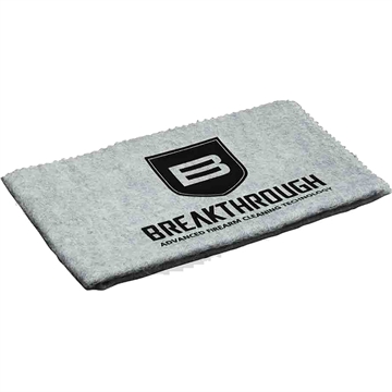 Picture of BREAKTHROUGH CLEAN TECHNOLOGIES SILICONE GUN CLOTH WITH BCT LOGO - 12 X 14 (GRAY) BT-SGC