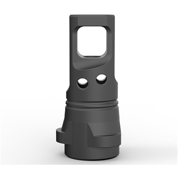 Picture of BREEK ARMS ECHO SINGLE-PORT MUZZLE BRAKE FOR BREEK-LOK 3QD 9MM 1/2X28 TPI 812296031688