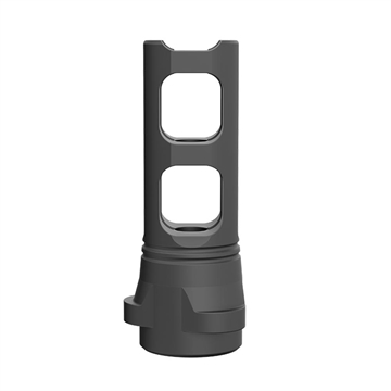 Picture of BREEK ARMS GEMINI DUAL-PORT MUZZLE BRAKE FOR BREEK-LOK 3QD .223/5.56 CAL 1/2X28 TPI 812296031534