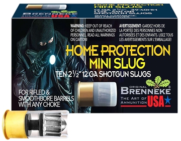 Picture of Brenneke Home Protection Mini Slug 12Gauge Slug Shot 10 Per Box/25 Case SL122MS