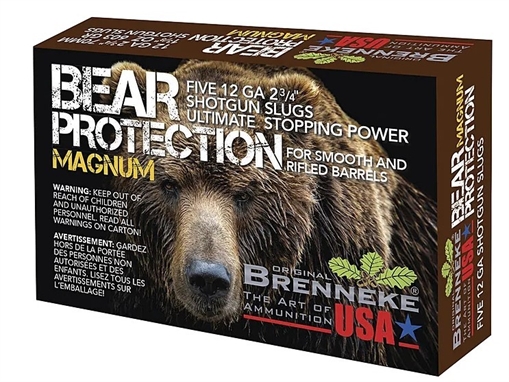 Picture of Brenneke Brenneke Bear Protection Magnum Slugs 12 ga. 2 3/4 in. 1 3/8 oz. 5 rd. SL-122BPM SL122BPM