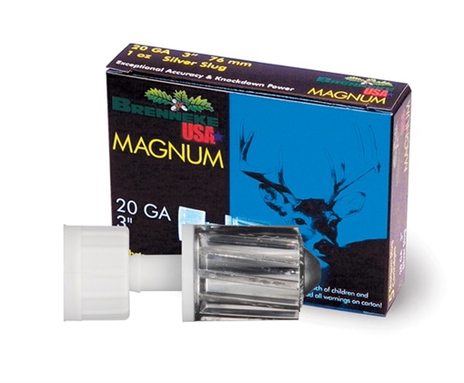 Picture of Brenneke Magnum 20Gauge 3" 1oz Slug Shot 5 Per Box/50 Case SL203M