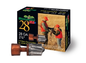 Picture of Brenneke Brenneke 28 28Gauge 2.75" 5/8oz Slug Shot 5 Per Box/50 Case SL282BR